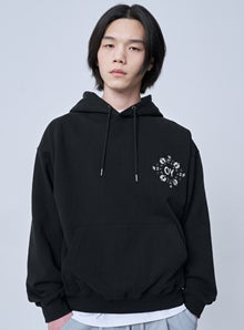 オーワイ(OY) PAISLEY TRUMP HOODIE-BLACK