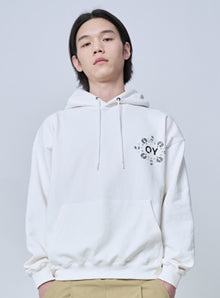 オーワイ(OY) PAISLEY TRUMP HOODIE-WHITE