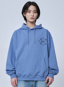 オーワイ(OY) PAISLEY TRUMP HOODIE-PAUL BLUE
