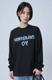 オーワイ(OY) VINE MELTING LOGO LONG SLEEVE-BLACK