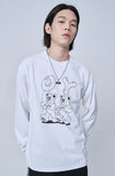 オーワイ(OY) TWIN ODOLLY LONG SLEEVE-WHITE