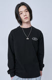 オーワイ(OY) TEXT FLOWER LONG SLEEVE-BLACK