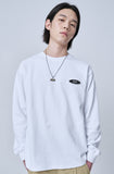 オーワイ(OY) TEXT FLOWER LONG SLEEVE-WHITE