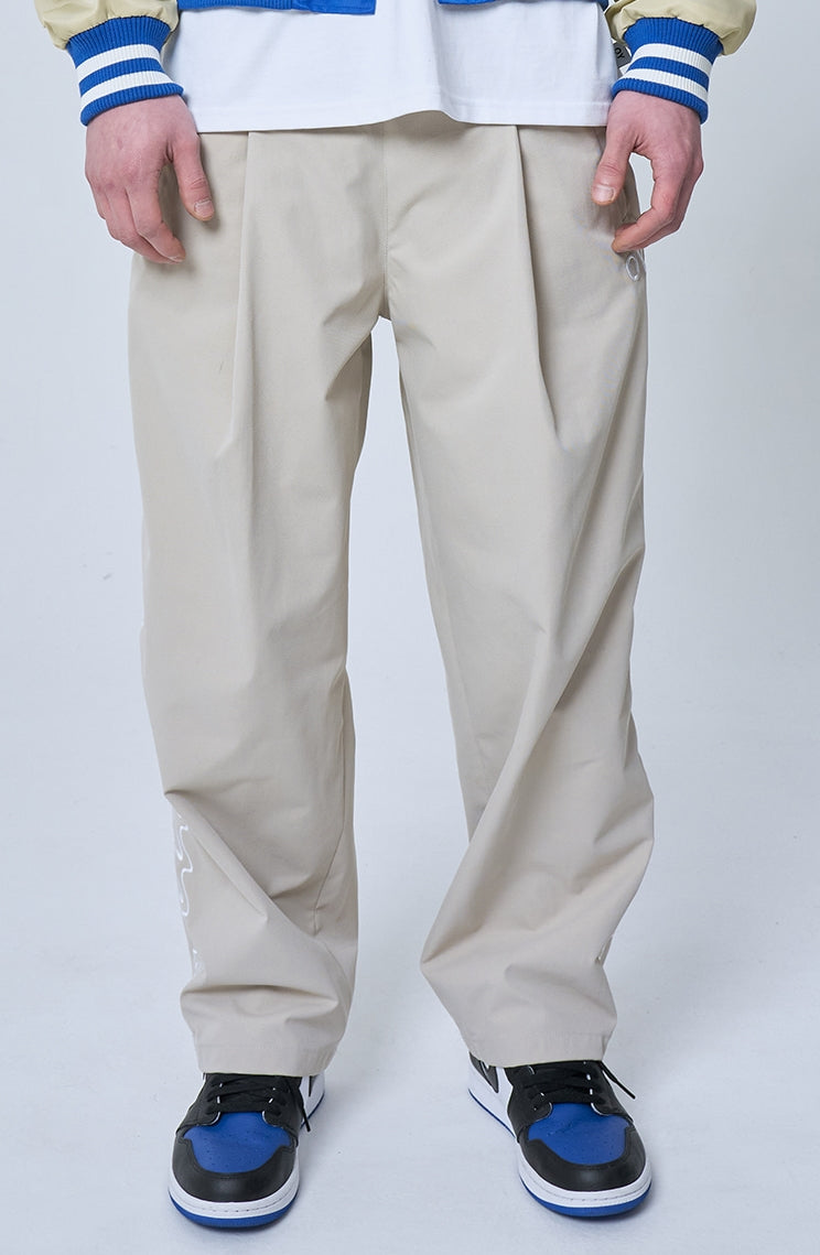 オーワイ(OY) WAVE LINE LOGO PANTS-GREY