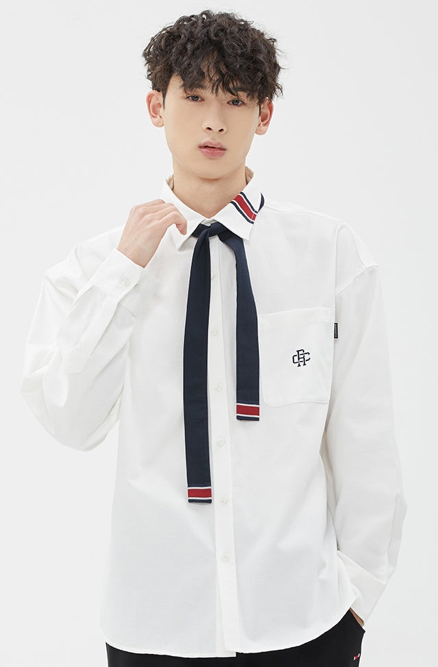 ROMANTIC CROWN(ロマンティック クラウン)  RC CLUB TIE SHIRT_WHITE