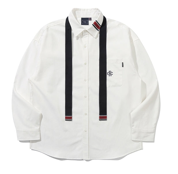 ROMANTIC CROWN(ロマンティック クラウン) RC CLUB TIE SHIRT_WHITE – UNDERSTUDY CLUB