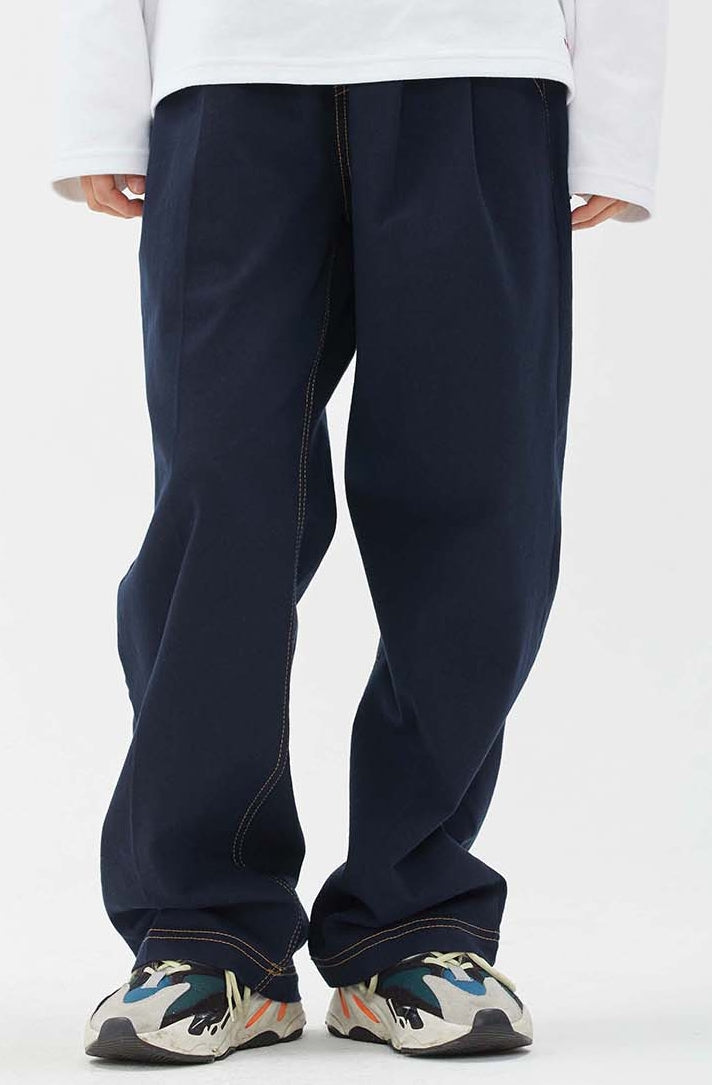 ROMANTIC CROWN(ロマンティック クラウン)  COTTON BANDING PANTS_NAVY