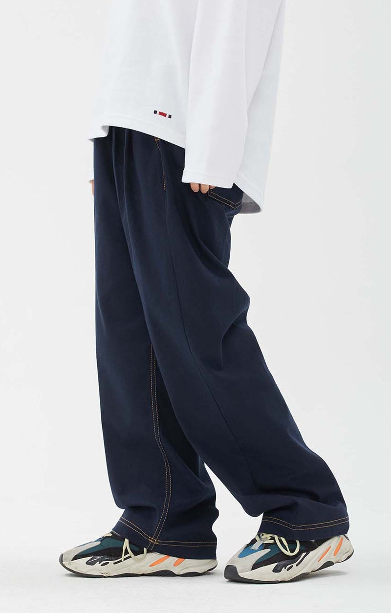 ROMANTIC CROWN(ロマンティック クラウン)  COTTON BANDING PANTS_NAVY