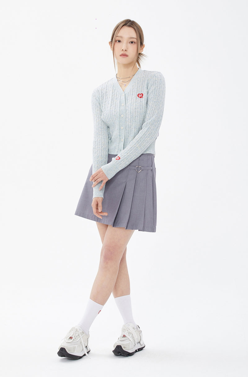 TARGETTO(ターゲット) CABLE SLIM CARDIGAN_MIX