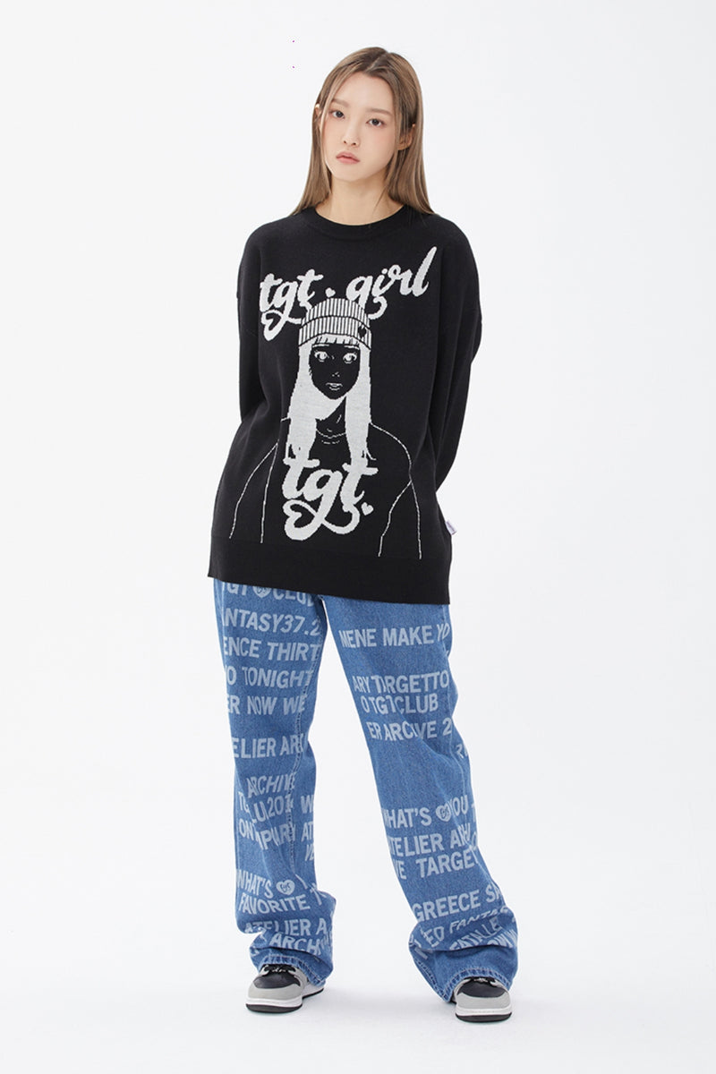 TARGETTO(ターゲット) TGT GIRL KNIT_BLACK