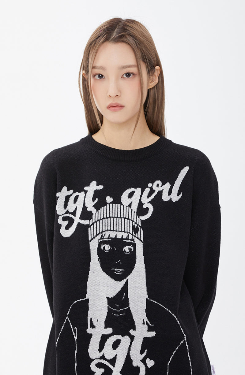 TARGETTO(ターゲット) TGT GIRL KNIT_BLACK