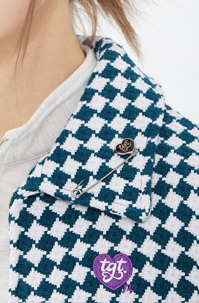 TARGETTO(ターゲット) HEART LOGO BROACH_BLACK