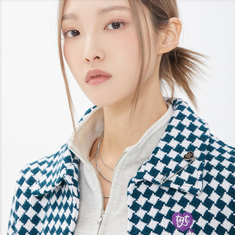 TARGETTO(ターゲット) HEART LOGO BROACH_BLACK