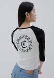 curetty (キュリティー) C LOGO RAGLAN T-SHIRT_BLACK