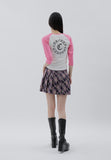 curetty (キュリティー) C LOGO RAGLAN T-SHIRT_PINK