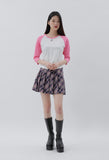 curetty (キュリティー) C LOGO RAGLAN T-SHIRT_PINK