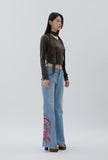 curetty (キュリティー) C BIG LOGO LOW-WAIST JEAN_BLUE