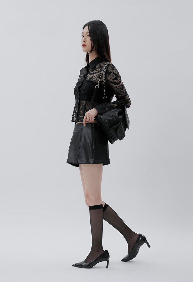 curetty (キュリティー)  C METAL LOGO QUILTING MINI BACKPACK_BLACK