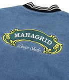 mahagrid (マハグリッド) DENIM VARSITY JACKET [BLUE]