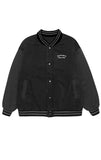 mahagrid (マハグリッド) DENIM VARSITY JACKET [BLACK]