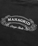 mahagrid (マハグリッド) DENIM VARSITY JACKET [BLACK]
