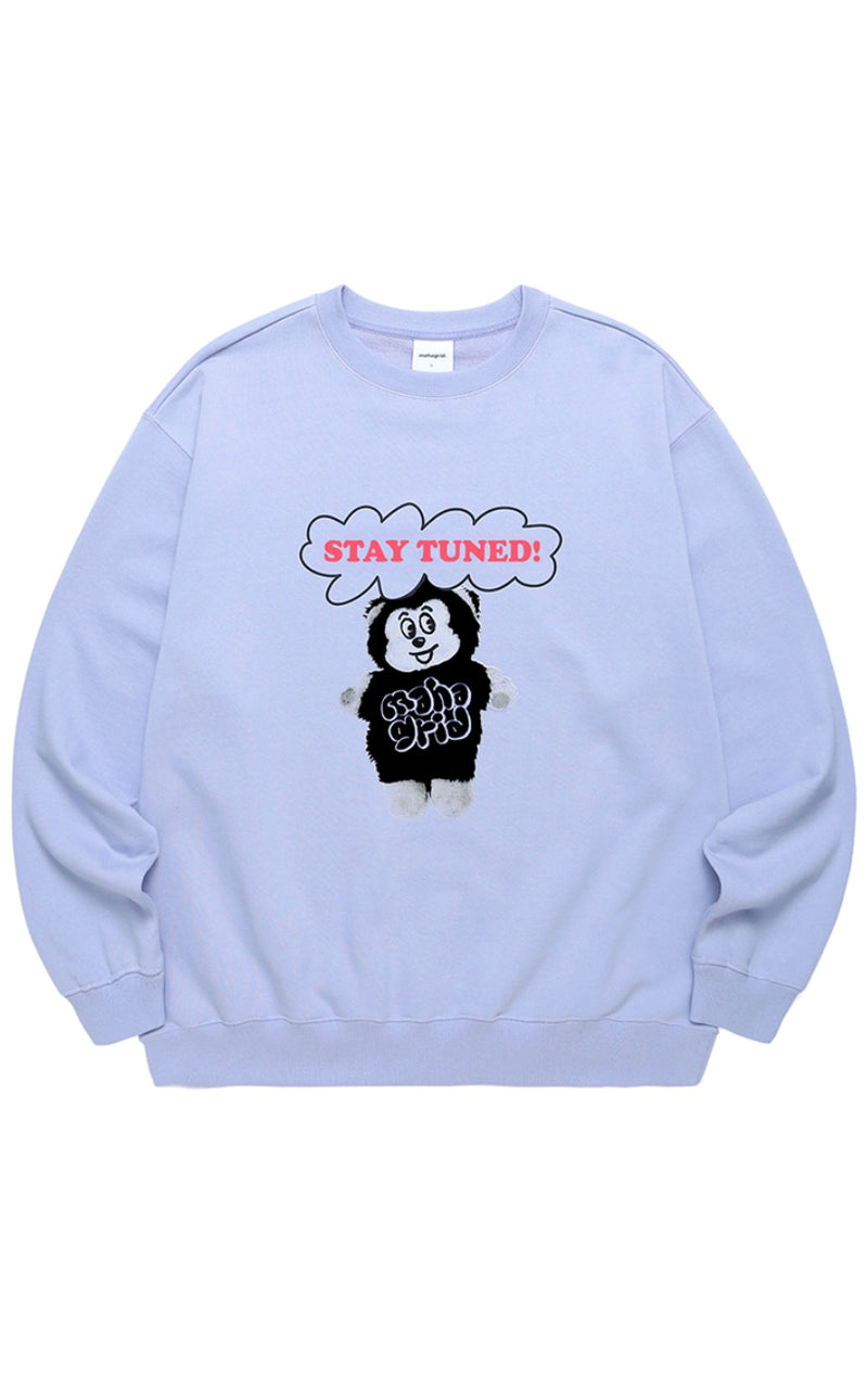 mahagrid (マハグリッド) MONKEY BUSINESS SWEATSHIRT [PURPLE]