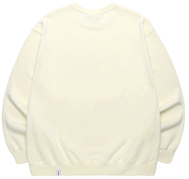 mahagrid (マハグリッド) MONKEY BUSINESS SWEATSHIRT [CREAM]