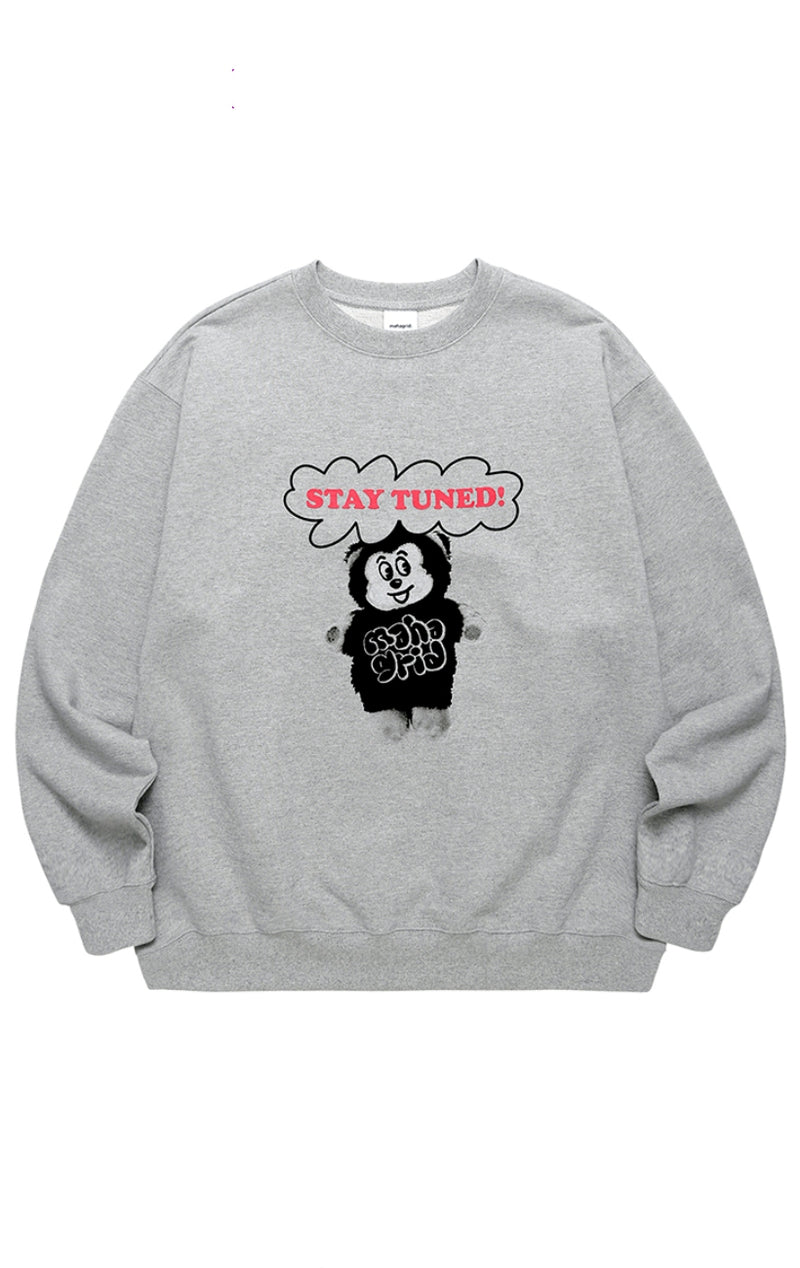 mahagrid (マハグリッド) MONKEY BUSINESS SWEATSHIRT [GREY]