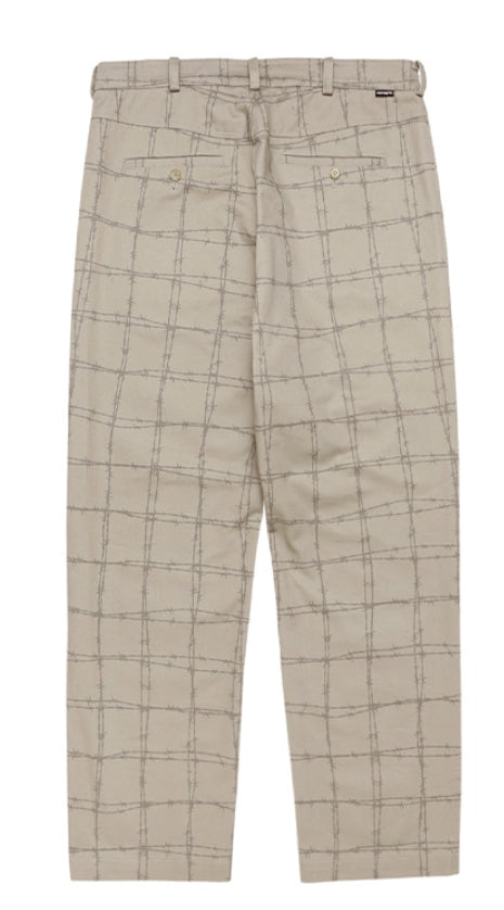 mahagrid (マハグリッド) WIRE CHINO PANT [BEIGE]