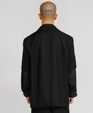 アジョバイアジョ(AJOBYAJO)     Short Sleeves Blazer [Black]