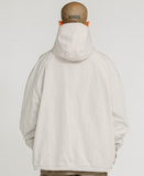 アジョバイアジョ(AJOBYAJO)     Oversized Hooded Anorak [Ivory]