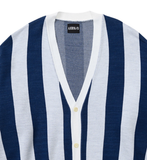 アジョバイアジョ(AJOBYAJO)    Stripe Oversized Cardigan [Blue]