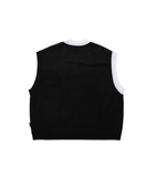 アジョバイアジョ(AJOBYAJO)    Crying Boy Oversized Knit Vest [Black]