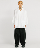 アジョバイアジョ(AJOBYAJO)     Batwing Oversized Shirt [White]