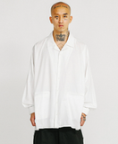 アジョバイアジョ(AJOBYAJO)     Batwing Oversized Shirt [White]