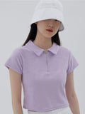 curetty (キュリティー) C TERRY ZIP-UP TOP_LIGHT VIOLET