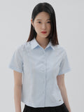 curetty (キュリティー) C BASIC HALF-SLEEVE SHIRT_LIGHT BLUE