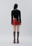 curetty (キュリティー) C MICRO MINI STRAP SKIRT_RED