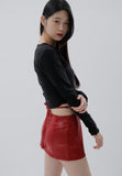 curetty (キュリティー) C MICRO MINI STRAP SKIRT_RED