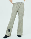 NCOVER（エンカバー）ROMAN TYPO PLEATS PANTS-BEIGE