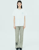 NCOVER（エンカバー）ROMAN TYPO PLEATS PANTS-BEIGE