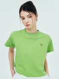 NCOVER（エンカバー）SMALL ROMAN TYPO LOGO TSHIRT-OLIVE GREEN