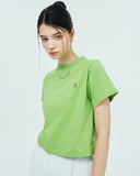 NCOVER（エンカバー）SMALL ROMAN TYPO LOGO TSHIRT-OLIVE GREEN