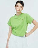 NCOVER（エンカバー）SMALL ROMAN TYPO LOGO TSHIRT-OLIVE GREEN