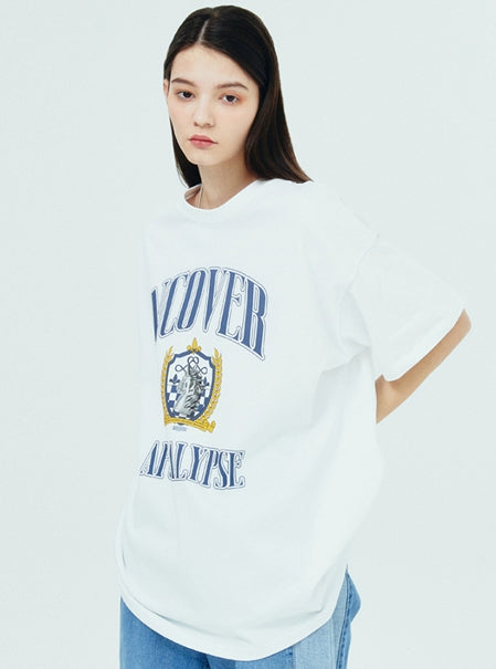 NCOVER（エンカバー）CHESS EMBLEM TSHIRT-WHITE