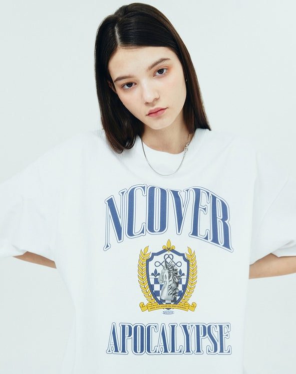 NCOVER（エンカバー）CHESS EMBLEM TSHIRT-WHITE