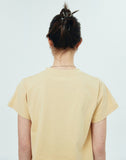 NCOVER（エンカバー）ROMAN TYPO LOGO TSHIRT-BEIGE