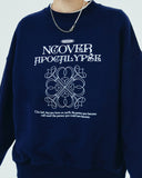 NCOVER（エンカバー）APOCALYPSE CLOVER SWEATSHIRT-NAVY