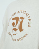 NCOVER（エンカバー）ROMAN TYPO LOGO SWEATSHIRT-BEIGE