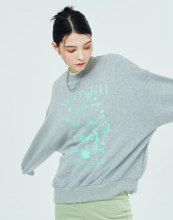 NCOVER（エンカバー）APOCALYPSE PLANT SWEATSHIRT-GREY
